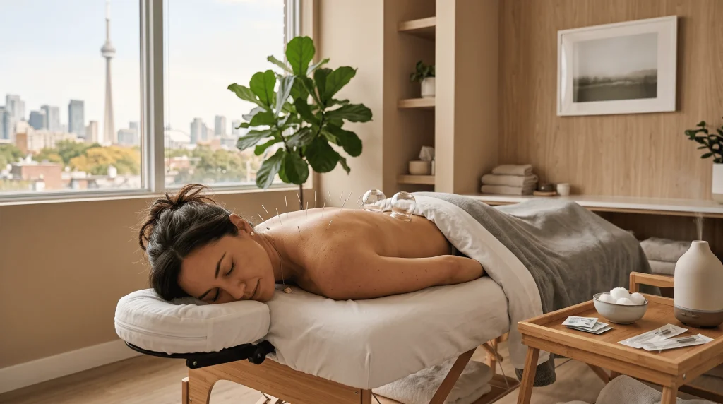 Acupuncture and cupping in Toronto for stress relief