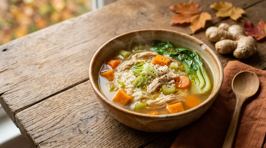 ginger chicken soup
